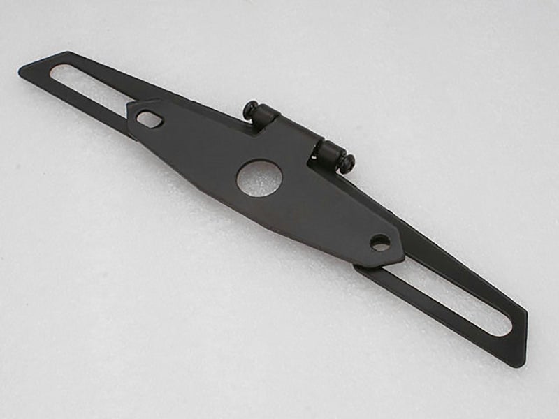 Yibid Universal Mini License Plate Tail Brake Light Tag Holder Folding Bracket Mount for Motorcycle Suzuki Kawasaki Ducati Honda Chopper Bobber Racer Cruiser Dirt Sports ATV 4x4 off road Street Bikes - Image 4